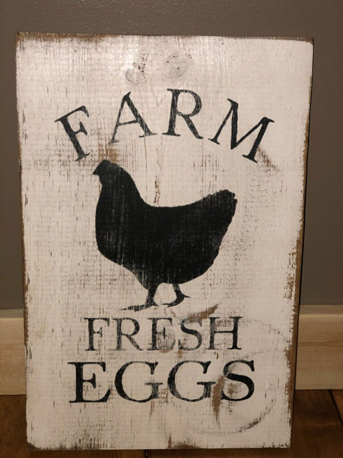 handcrafted, farm fresh eggs